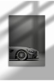 Poster p&acirc;nză ne&icirc;nrămat cu supermașină - Imprimare digitală - Merc GT4 2020 01 | A3 (29.7 x 42 cm)