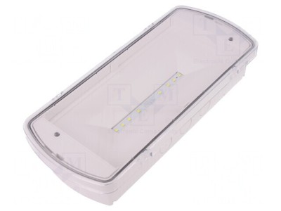 Lampă de urgență LED albă IP65 SafeLite foto