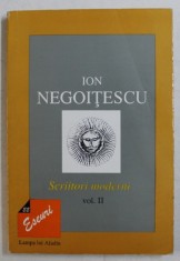SCRIITORI MODERNI , VOLUMUL II de ION NEGOITESCU , 1997