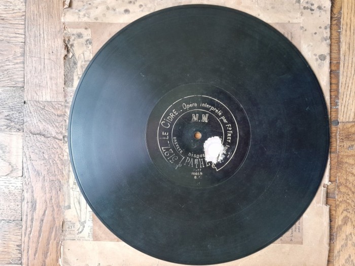 Disc Gramofon. Patefon . CIDRE - LA CIGALE ET LA FOURMI