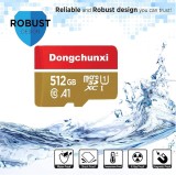 Cumpara ieftin Card Micro SD (Secure Digital) Dongchunxi cu Adaptor SD de 512 GB XC Clasa 10