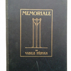 MEMORIALE (1923) - VASILE PARVAN