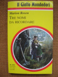 Marion Rosen - Tre nomi da ricordare (in limba italiana), Alta editura
