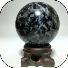 Sfera Gabbro_Ucraina_diametru 60 mm_greutate 344 grame * cod 162.1 foto