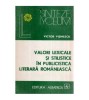 Victor Visinescu - Valori lexicale si stilistice in publicistica