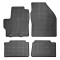 Set covorase auto din cauciuc Toyota Yaris 4 2019- (XP210); Toyota Yaris Cross 2021-; Mazda 2 Hybrid 2021-, Negre AutoDrive ProParts