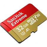 Card Memorie microSDXC SanDisk Extreme, 32Gb, Clasa 10 / UHS-1 U3 SDSQXAF-032G-GN6MN
