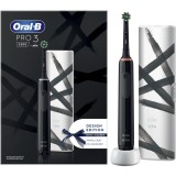 Periuta de dinti electrica Oral-B Pro3 3500 cu cap Cross Action, cutie de voiaj