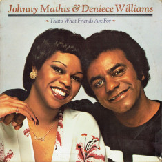 Vinil Johnny Mathis & Deniece Williams – That's What Friends Are For (VG+)