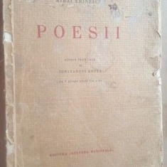 Poesii- Mihai Eminescu (edi&#355;ie &#238;ngrijit&#259; de Constantin Botez) 1933