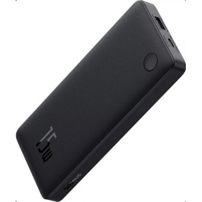 POWER BANK Baseus Airpow Lite, 10000mAh, 15W, 1 x USB; 2 x USB Type-C, total 3A (include cablu 30cm USB la USB Type-C), negru &amp;quot;P10067500123-00&amp;quot; (timbr foto
