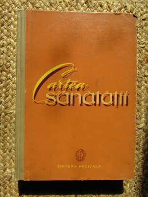 D. A. JDANOV - CARTEA SANATATII (1961, editie cartonata) foto