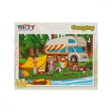 Puzzle Witty Puzzlezz, 100 piese, Camping