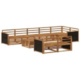 vidaXL Set de canapele de exterior 9 pcs 3383522