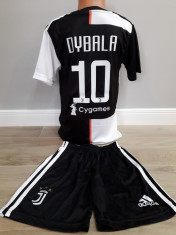 Echipament fotbal pentru copii Juventus Dybala model nou 2020 foto