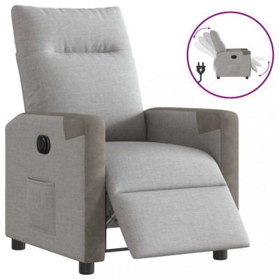 Gossi scaun reclinabil electric cloud grey fabric foto
