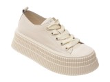 Pantofi sport GRYXX albi, 7786, din piele naturala
