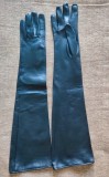 Manusi lungi 60 cm, piele nappa