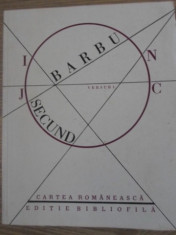 JOC SECUND. VERSURI. EDITIE BIBLIOFILA-ION BARBU foto