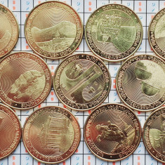 set 11 monede Armenia 11 x 50 Dram Armenian Regions 2012 UNC - A035