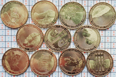 set 11 monede Armenia 11 x 50 Dram Armenian Regions 2012 UNC - A035 foto