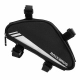 Cumpara ieftin Geanta pentru bicicleta, 0.7l, prindere pe cadru, 22.5 x 4.5 x 10.5 cm, impermeabila