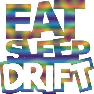 Sticker , zEat Sleep Drift, , Autocolant Auto Drift din Folie Oracal Smart Vinyl foto