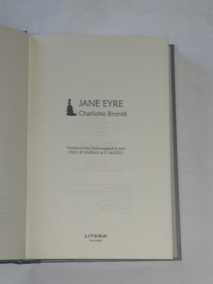 CHARLOTTE BRONTE - JANE EYRE Ed.LITERA foto