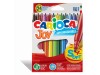 Carioca Joy Superwashable - Set 24 culori, varf 2.6mm, lavabile, non-toxice, corp rotund