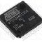 Circuit integrat, microcontroler ARM7TDMI, A/D, I2C, JTAG, SPI, UART x2, USB, LQFP64, MICROCHIP (ATMEL) - AT91SAM7S256D-AU