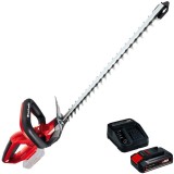 Einhell GE-CH 1846 Li PXC + Starter Kit - Masina de tuns gard viu 52 cm + Set 1 acumulator si incarcator Li-Ion 18 V 2.5 Ah