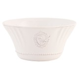 Cumpara ieftin Set 4 boluri ceramica alba 14x7 cm