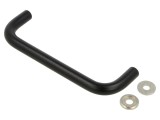 M&acirc;ner Aluminiu Negru ELESA GANTER GN 425-AL-10-120-SW, H 43mm, Fixare Șurub M5