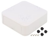 Carcasă ABS Albă IP40 125x125x35mm