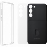 Husă Telefon Samsung Galaxy S23+ S916, Spate Interschimbabil, Neagră, Blister EF-MS916CBEGWW
