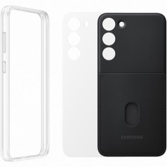 Husă Telefon Samsung Galaxy S23+ S916, Spate Interschimbabil, Neagră, Blister EF-MS916CBEGWW