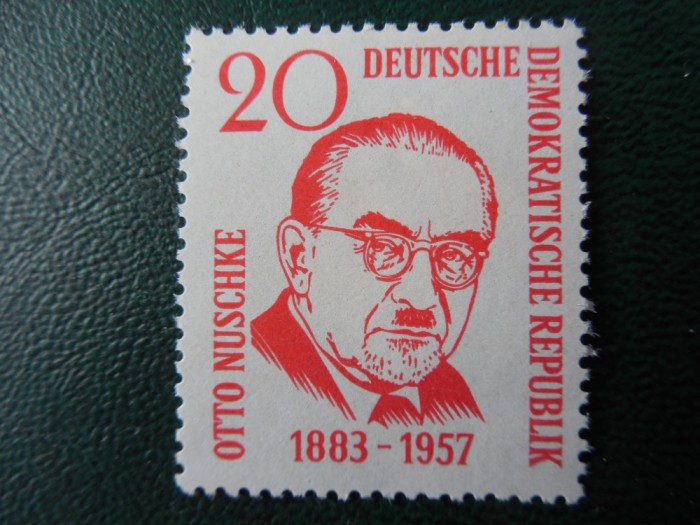 DDR-1 AN DE LA MOARTEA LUI NUSCHKES- COMPLET-NESTAMPILAT