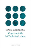 Viata si opiniile lui Zacharias Lichter, Matei Calinescu