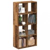 VidaXL Bibliotecă/separator cameră lemn vechi 69,5x29x137,5 cm lemn