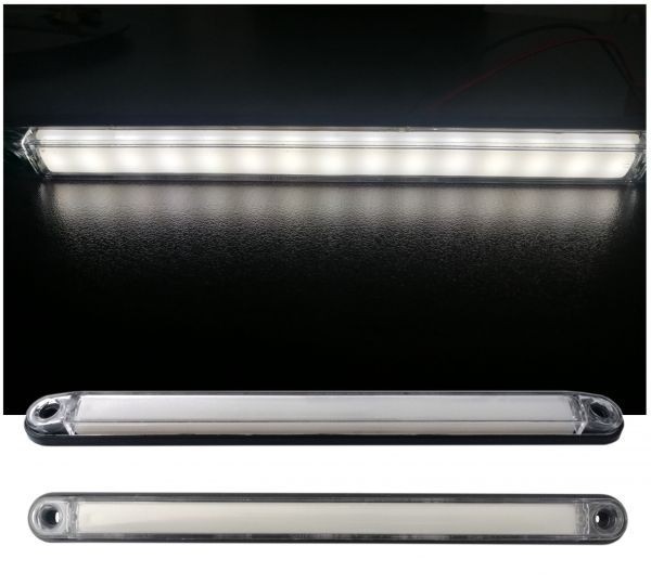 Led Neon Lumini Lampa de Lateral Gabarit Alb 12V 24V Camion Remorca E9 240mm