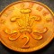 Moneda 2 (TW0) NEW PENCE- ANGLIA / MAREA BRITANIE, anul 1978 * cod 4043