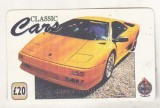 bnk card Cartele telefonice - Unitel - masini - Lamborghini Diablo