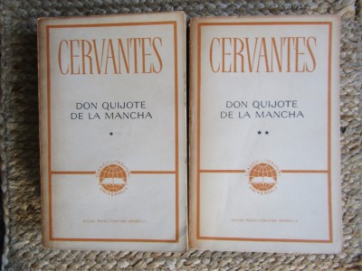 Cervantes - Don Quijote de la Mancha, 2 vol. (Editia: 1965) foto