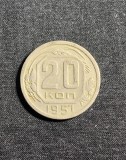 Moneda 20 copeici 1951 Rusia