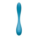 G-Spot Flex 5+ - Vibrator punct G, albastru, 19.6 cm, Orion