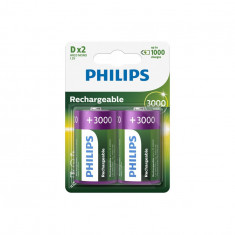 Philips MultiLife 1.2V D / HR20 3000mAh NiMh baterie reincarcabila-Conținutul pachetului 1x Blister