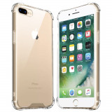 Cumpara ieftin Husa pentru iPhone 7 Plus / 8 Plus, Techsuit Shockproof Clear Silicone, Clear