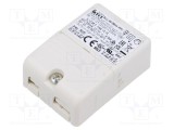 Alimentator pulsatoriu LED TCI 2&divide;23VDC 350mA IP20 68x22x41mm