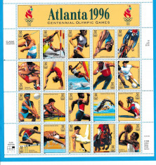 USA - Sport - JOCURILE OLIMPICE ATLANTA 1996- Nestampilat foto