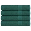 VidaXL Prosoape pentru saună 4 buc Verde 80x200cm 360 g/m&sup2; 100% bumbac